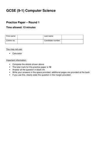 Afbeeldingsresultaten voor Computer Science GSCE Imformation