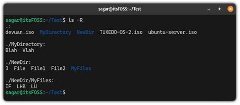 Image result for Command LS in Linus