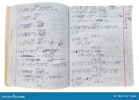 School Notebook in Mathematics with the Solution of Examples. Isolated ...