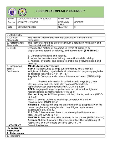 Image result for Lesson Exemplar Logo