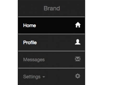 Image result for Bootstrap Sidebar Menu