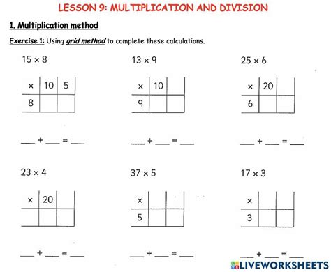 Image result for Multiplication Grid Worksheet