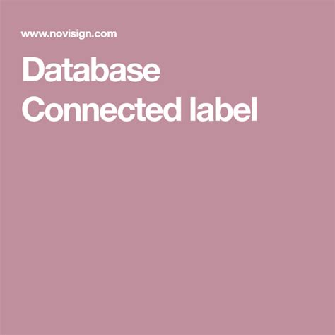 Image result for Database Labeled