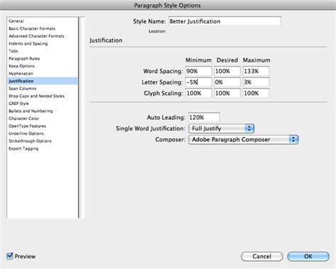 Image result for Perfect Justification InDesign