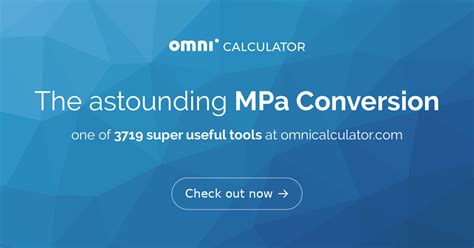 Image result for MPA Unit Conversion Table