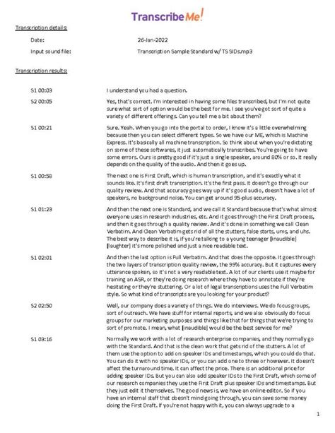 Image result for Transcribed Script From Video Example