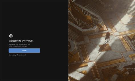 Image result for Unity Hub Sign Up