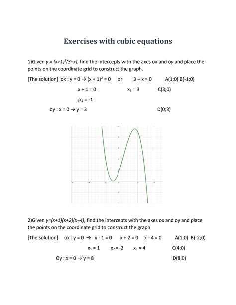 Image result for Cubic Function Exercise