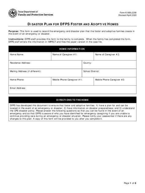 Image result for DFPS Safety Plan Example