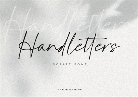 Image result for Hand Script Font