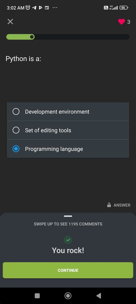 Sololearn Python for Beginners Answers-க்கான படிம முடிவு