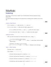Image result for Indexing Variables MATLAB