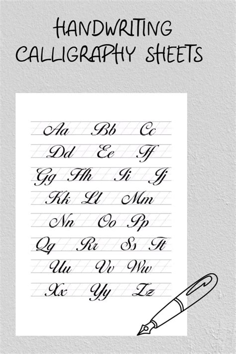 Image result for ABC Calligraphy Worksheet