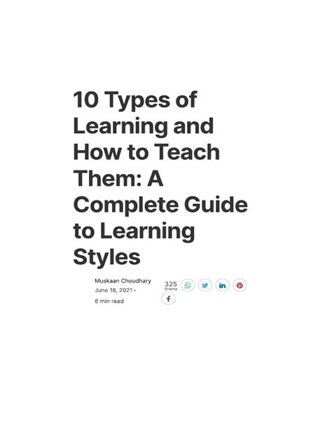 Image result for Types of Learning Process