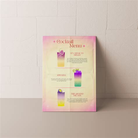Cocktail Menu Design に対する画像結果