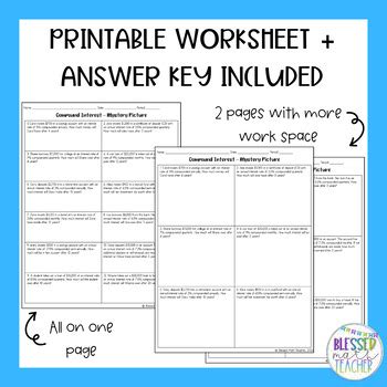 Toradh íomhá ar Compound Interest Problems 8th Grade