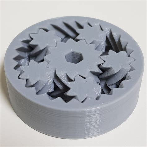 Toradh íomhá ar Piston Gear 3D Print Project