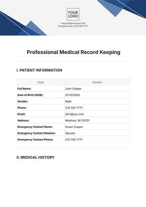 Image result for Example of JSON File for Medical Records