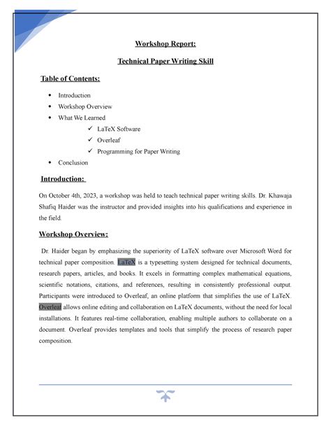 Image result for Progress Report Technical Writing