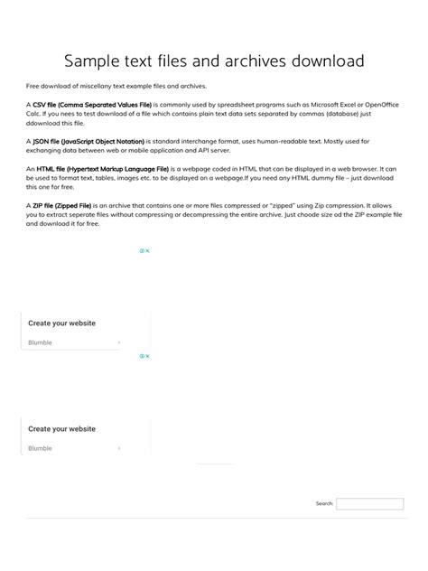 Image result for Sample Text File Download