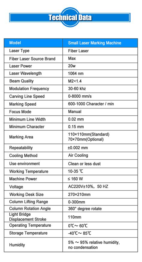Image result for Laser Machine Data Sheet