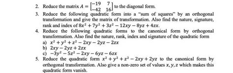 Afbeeldingsresultaten voor Diagonal Form Matrix