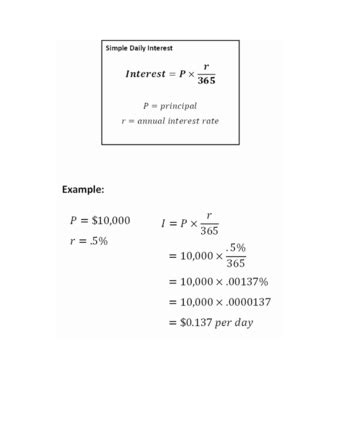 Image result for Formula for Computing Daily Interest