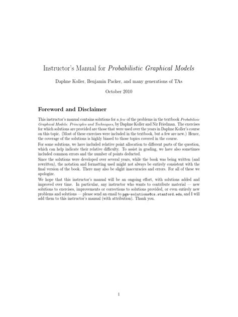 Afbeeldingsresultaten voor Probabilistic Graphical Models Koller