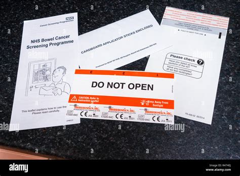 Toradh íomhá ar Bowel Cancer Testing Kit