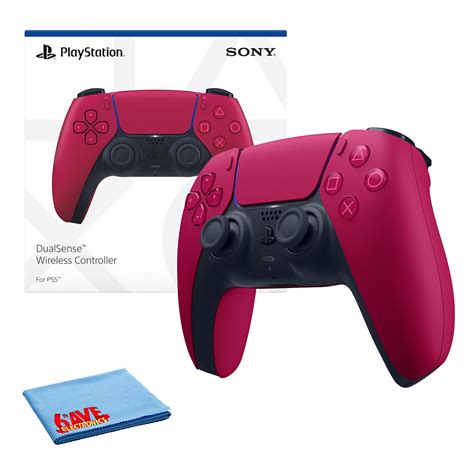 PlayStation 5, PS5 DualSense Wireless Controller - Cosmic Red Bundle ...
