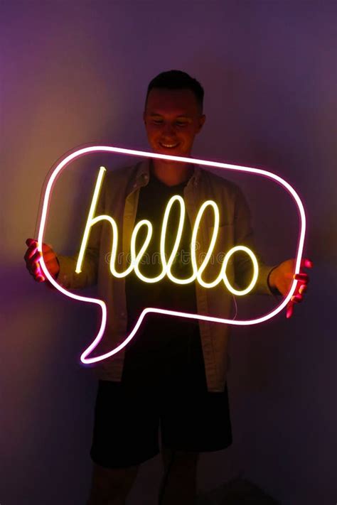Neon Signs Hello Hand Some के लिए छवि परिणाम