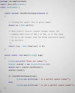 Toradh íomhá ar Perfect Number in Java