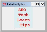 Image result for Tkinter Labels in Python