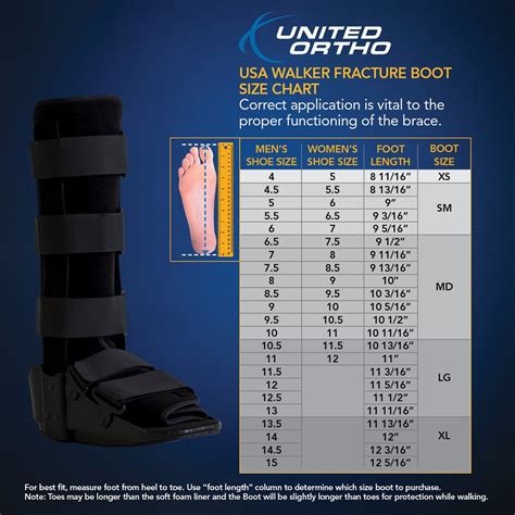 Orthopedic Boot Sizes at Ava Soul blog
