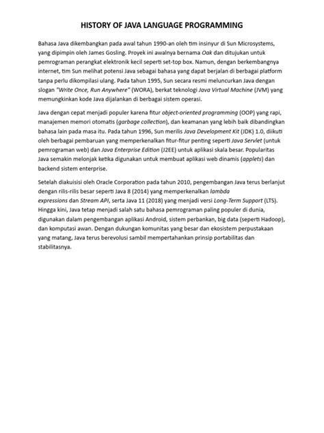 History of Java PDF に対する画像結果