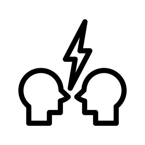 Icon or Symbol of Conflicting Ideas に対する画像結果