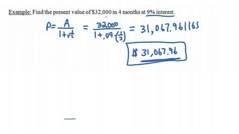 Image result for Present Value Simple Interest Formula