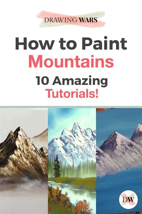 Image result for How to Easily Paint Mountains