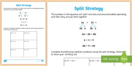Image result for Simple Math Worksheets Splitting