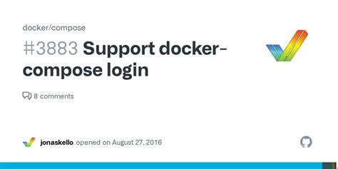 Docker Compose Issue に対する画像結果