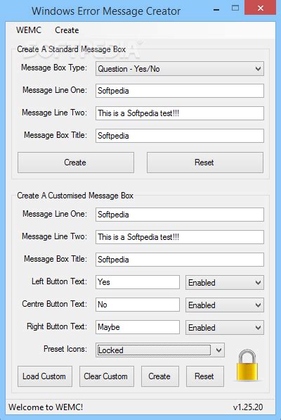 Image result for Windows 7 Error Message Maker