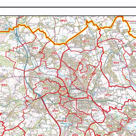 Sheffield - S - Postcodes GIF Image (G7) : XYZ Maps