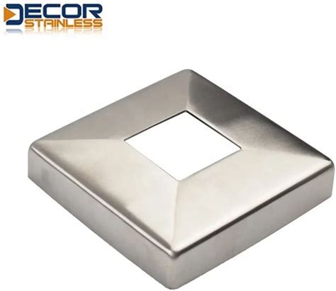 China Factory Supply Modern Design Corrosion And Rust Prevention Square Post Base Plate With Cover