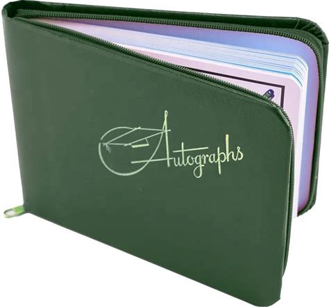 Signature Collection Autograph Book 100 Blank Unlined Pages