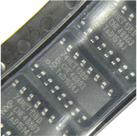 74HCT138D High-Speed 3-To-8 Decoder Demultiplexer SOP16 Ideal For Memory Address Decoding Data Routing Multiplexing Applications