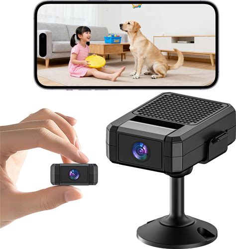 小型カメラ 隠しカメラ 防犯カメラ Wifi 【2025新版1080P画質·180度回転レンズ·暗視機能 】スパイカメラ 暗視カメラ 動体検知 リアルタイム警報 長時間録画録音機能 手動録面 AI人体検知 ホットスポット接続 遠隔監視 携帯便利 操作簡単 屋内/屋外に適応 す 見守りカメラ ペット