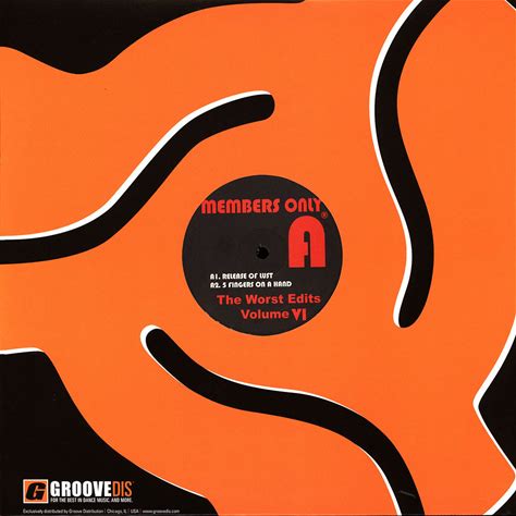 Members Only (Jamal Moss) - The Worst Edits Volume 6 (Vinyl 12" - 2024 - US - Original)