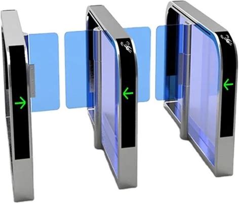 CHISUNG Access Control Biometric Face Turnstile Pedestrian Security Entrance Disable Rfid Swing Speed Glass Gate