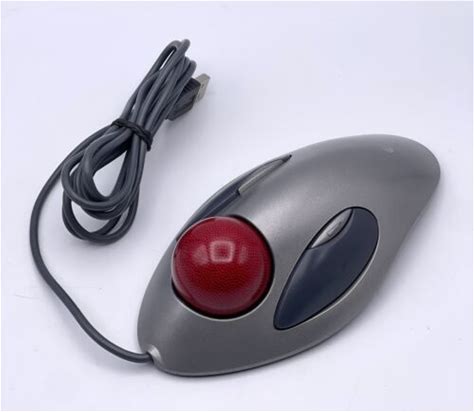 Logitech T-Bc21 Usb Optical Trackman Marble Mouse Trackball Great