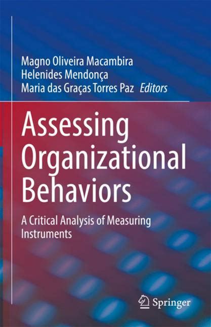 Assessing Organizational Behaviors - Macambira, Mendonça, Paz - Hard Cover